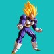 Shirt vegeta mechant bleu ciel pour homme et femme