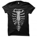 Shirt skelton noir pour homme et femme