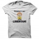Shirt libertah blanc pour homme et femme