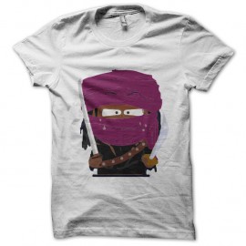 Shirt bandit blanc pour homme et femme