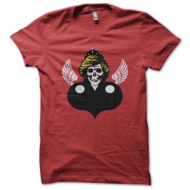 Shirt lucky card rouge pour homme et femme