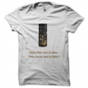 Shirt parodie axe blanc pour homme et femme
