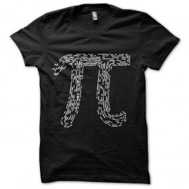Shirt math noir pour homme et femme