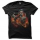 Shirt Zombie guitar player noir pour homme et femme