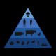 Shirt pyramide de l'évolution noir pour homme et femme