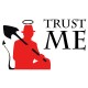 Shirt trust me blanc pour homme et femme