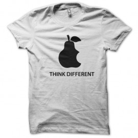 Shirt think different blanc pour homme et femme