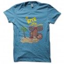Shirt monsieur Bite bleu clair pour homme et femme