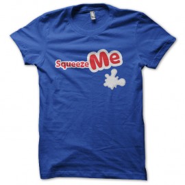 Shirt squeeze me bleu pour homme et femme