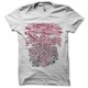 Shirt skull city blanc pour homme et femme
