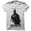 Shirt Batman bruce wayne silhouette blanc pour homme et femme