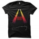 Shirt 88 miles circuit delorean noir pour homme et femme