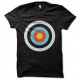Shirt cible noir pour homme et femme