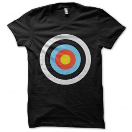 Shirt cible noir pour homme et femme