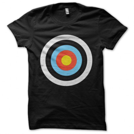 Shirt cible noir pour homme et femme