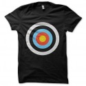 Shirt cible noir pour homme et femme
