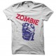 Shirt Zombie II blanc pour homme et femme