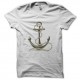 Shirt ancre blanc pour homme et femme
