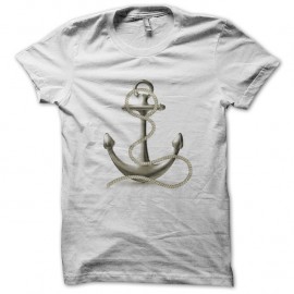 Shirt ancre blanc pour homme et femme