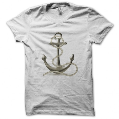Shirt ancre blanc pour homme et femme