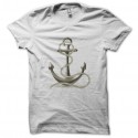 Shirt ancre blanc pour homme et femme