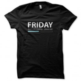 Shirt Friday Week-end loading noir pour homme et femme