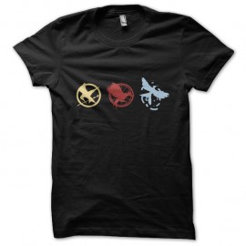 Shirt hunger games noir pour homme et femme