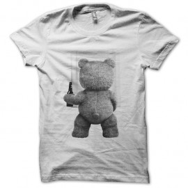 Shirt ted qui pisse blanc pour homme et femme