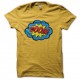 Shirt explosion cartoon jaune pour homme et femme