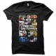 Shirt Retour vers le futur parodie GTA noir pour homme et femme