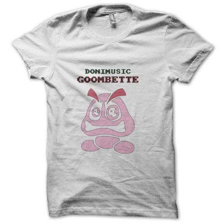 Shirt goombette blanc pour homme et femme
