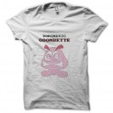 Shirt goombette blanc pour homme et femme