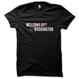 Shirt welcome to Washington noir pour homme et femme