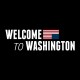 Shirt welcome to Washington noir pour homme et femme