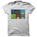 Shirts les chauves célebres blanc pour homme et femme