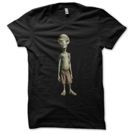 Shirt paul l'extra terrestre en noir pour homme et femme