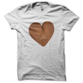 Shirt j'aime les fesses blanc pour homme et femme