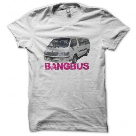 Shirt bangbus blanc pour homme et femme
