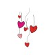 Shirt love blanc pour homme et femme