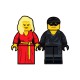 Shirt husband and wife lego blanc pour homme et femme