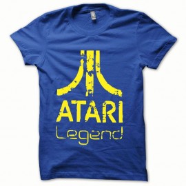 Shirt Atari Legend computer jaune/bleu royal pour homme et femme