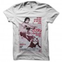 Shirt bruce lee et shao lin kung fu blanc pour homme et femme