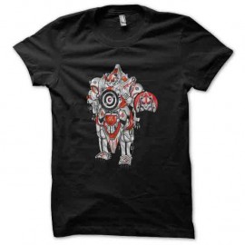 Shirt super nounours transformer noir pour homme et femme