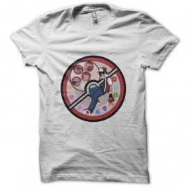 Shirt pokemon horloge blanc pour homme et femme