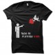 Shirt noir touche moi et je te nique ta maman pour homme et femme