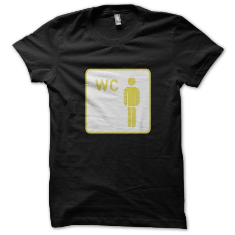 Shirt wc noir pour homme et femme