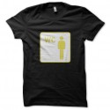 Shirt wc noir pour homme et femme