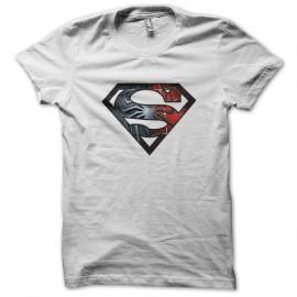 Shirt Super Spiderman blanc pour homme et femme