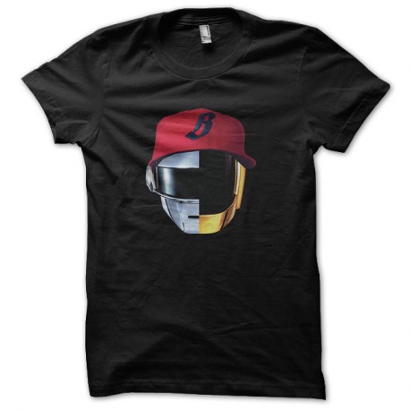 Shirt noir daft punk pharrell williams nouveau logo pour homme et femme