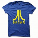 Shirt Atari Japon original de couleur jaune/bleu royal pour homme et femme